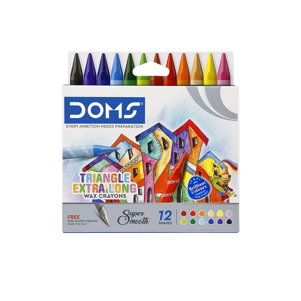 DOMS 8100 TRI LONG WAX 12+1