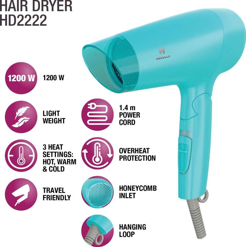 HV HAIR DRYER-HD2222 1200W