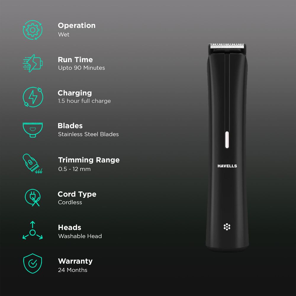 HV TRIMMER BT6112-BLK