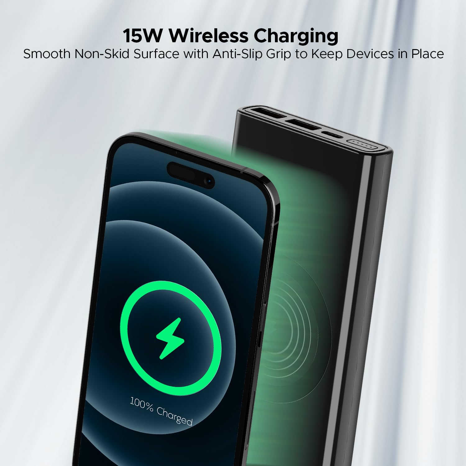 BOAT PB310 POWER BANK WIRELESS PRO CARBON B