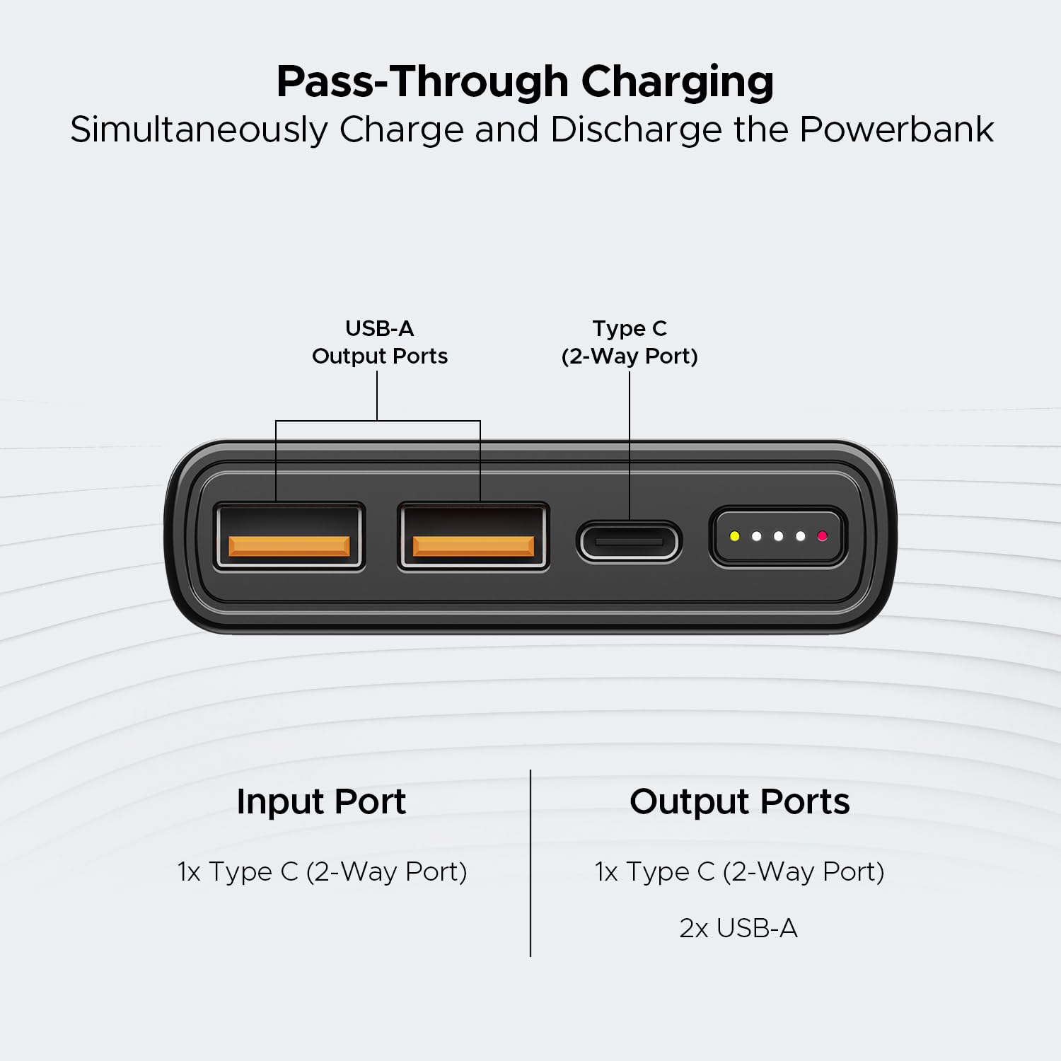 BOAT PB310 POWER BANK WIRELESS PRO CARBON B