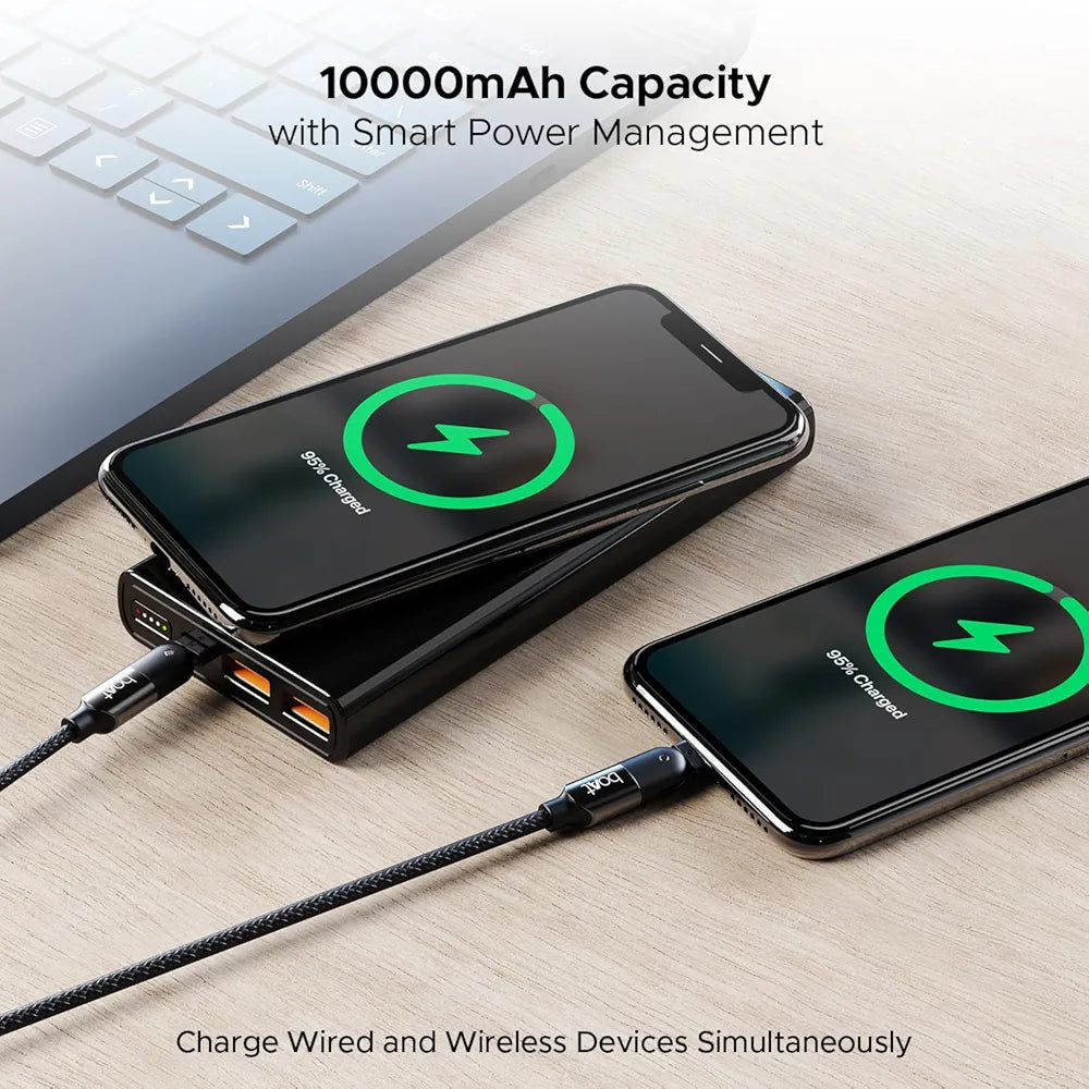 BOAT PB310 POWER BANK WIRELESS PRO CARBON B