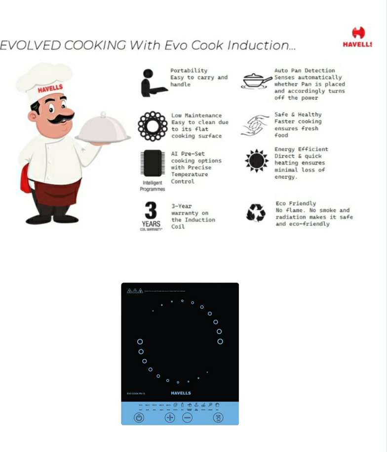 HV INDUCTION EVO-PB-13 COOKTOP