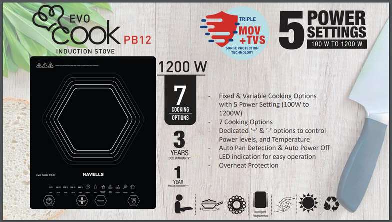 HV INDUCTION EVO COOK PB-12