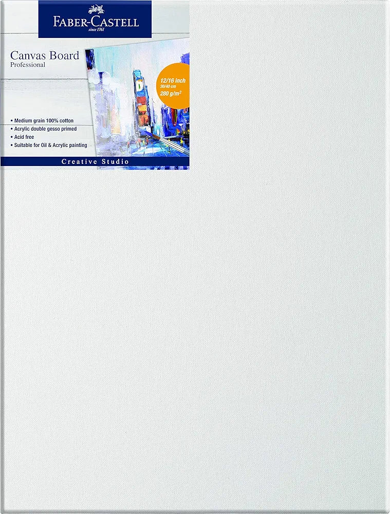FC CANVAS BOARD 12X16WH