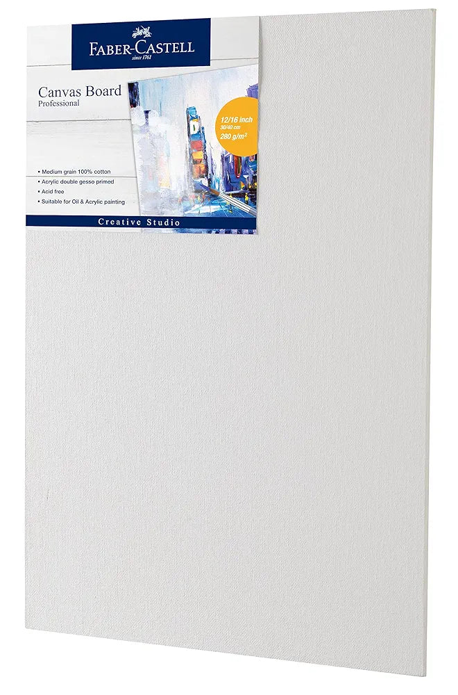 FC CANVAS BOARD 12X16WH