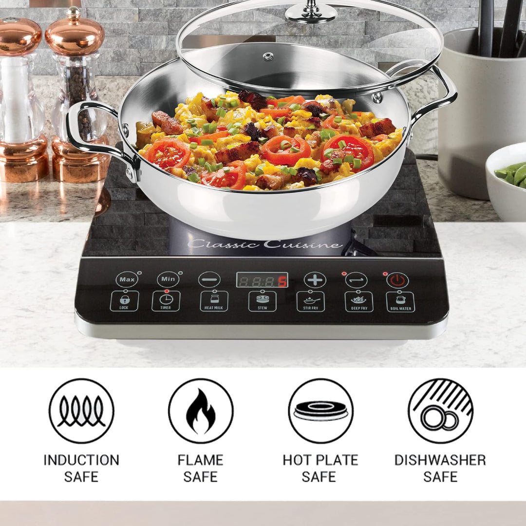 MILTON KADHAI 28CM LID- NONSTICK