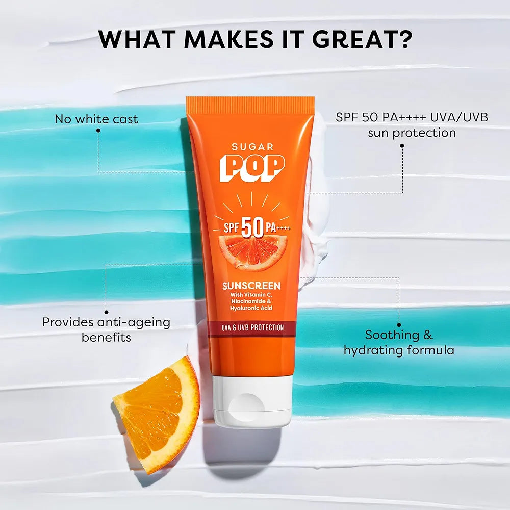 SP 50G SPF50 V C NIACIN SUNSCREEN
