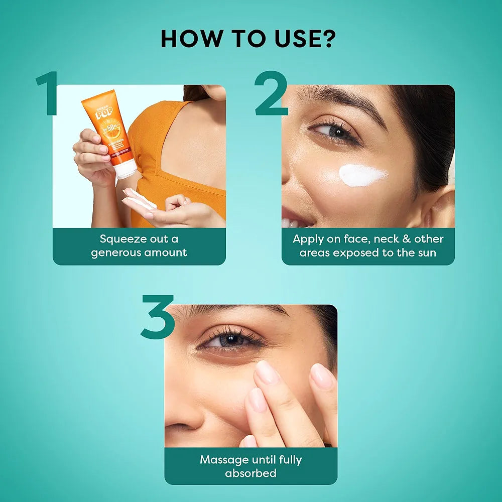 SP 50G SPF50 V C NIACIN SUNSCREEN
