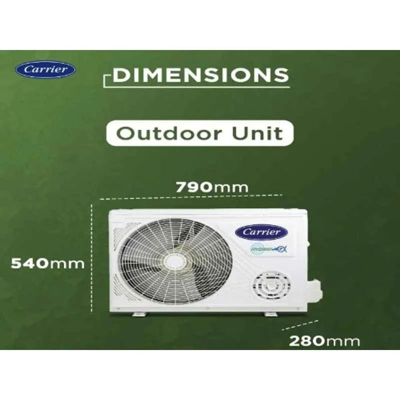CARRIER AC 1.5TON 3STAR INDUS FX R32 SPILT