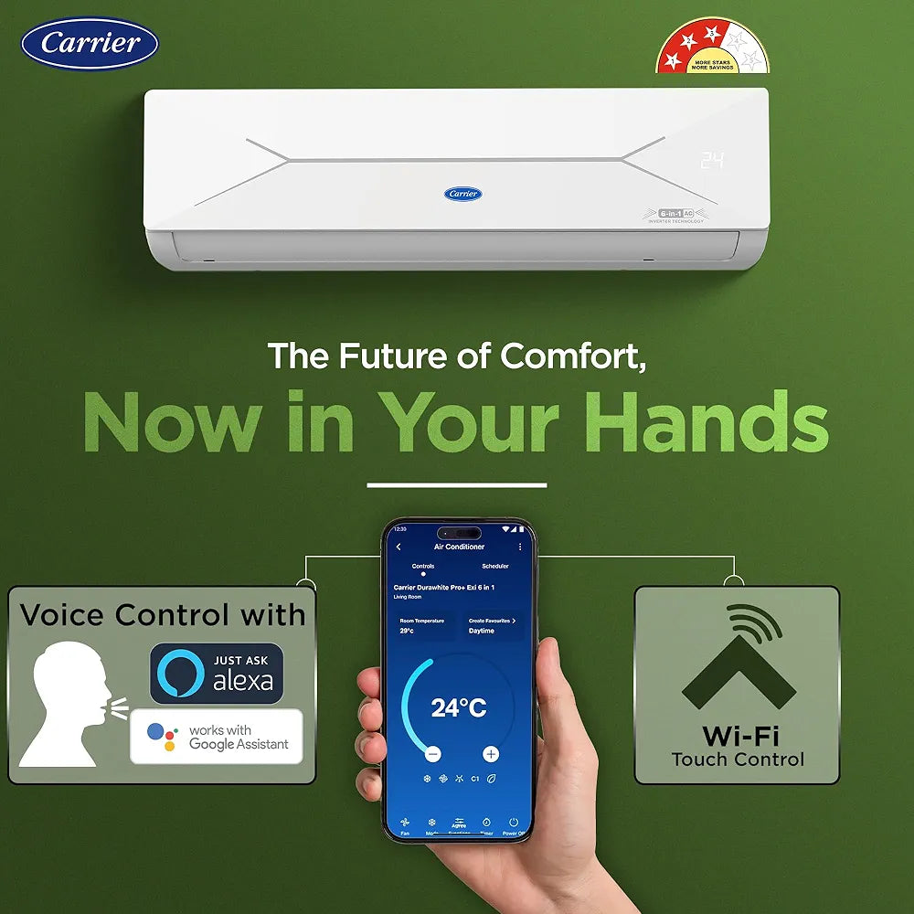 CARRIER AC 1.5TON INV 3STAR XCEL EDGE FXI