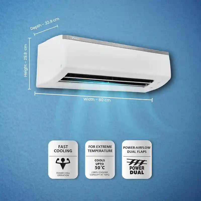 DAIKIN AC 1.0TON 3STAR-FTL30UV16