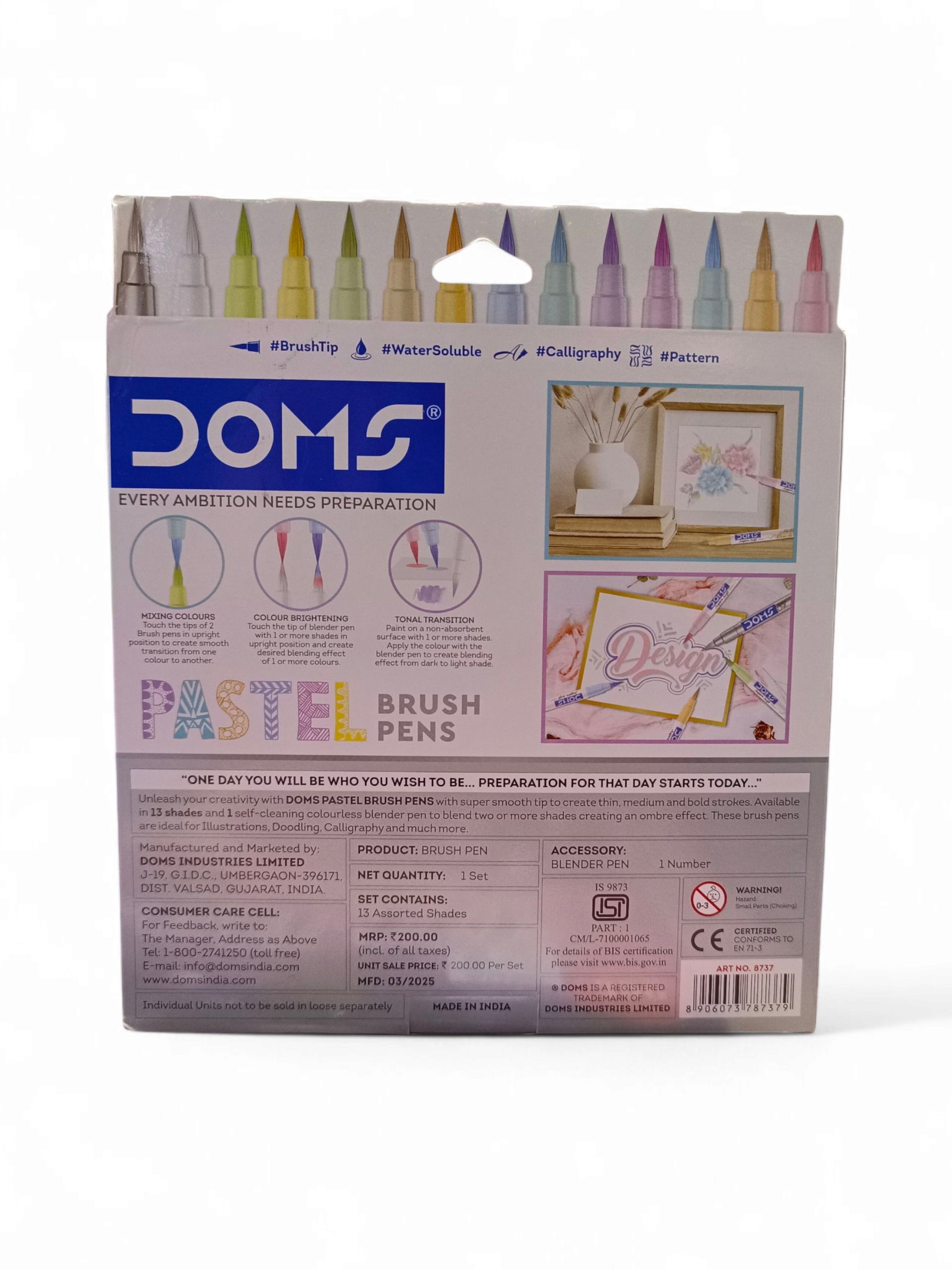 DOMS 8737 14(S) PASTEL BRUSH PEN