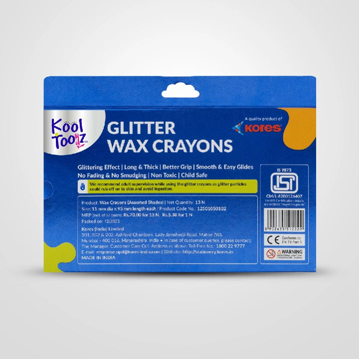 K-WAX GLITTER CRAIYANS