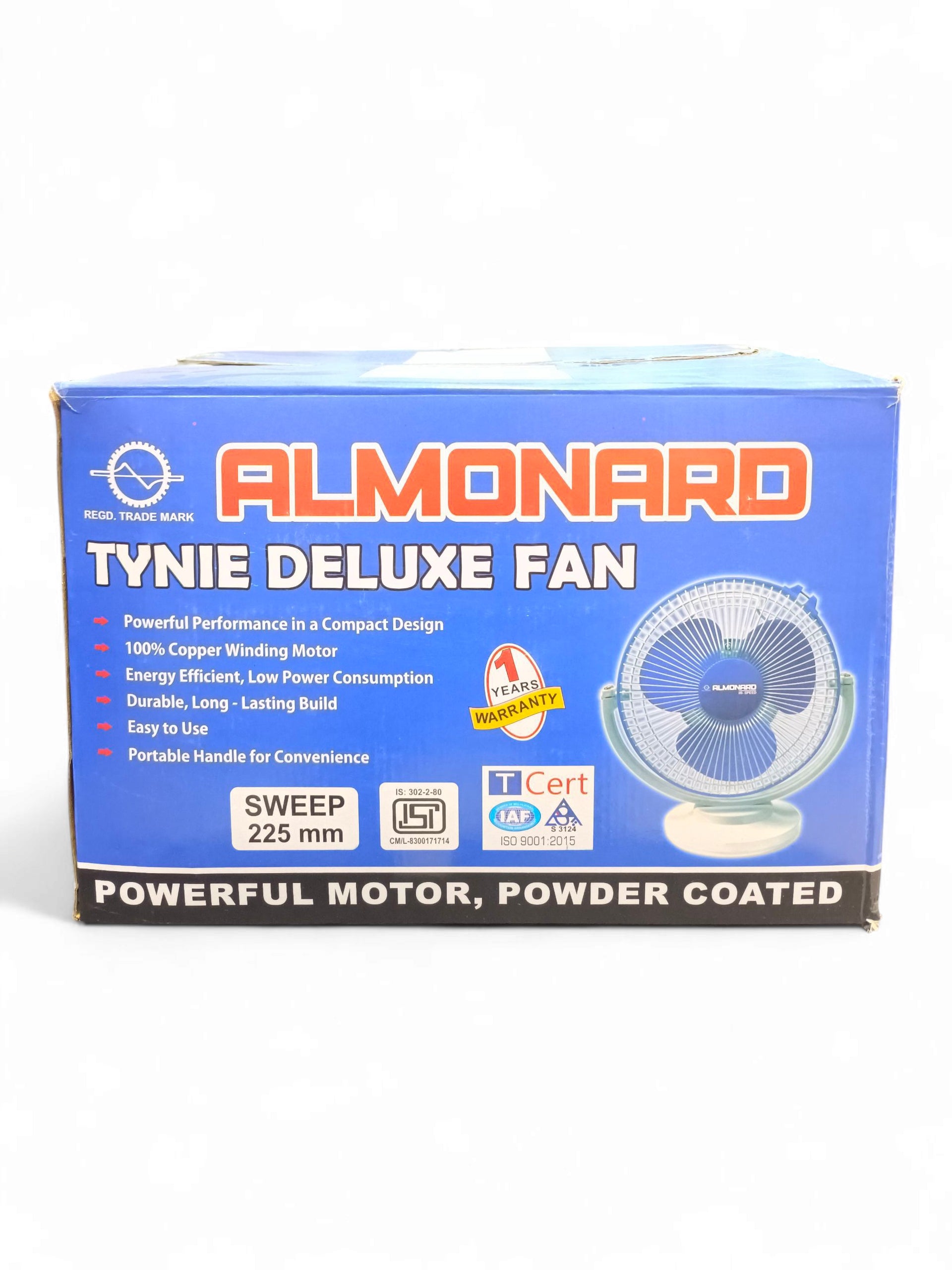 ALM 9 T/F TYNIC FAN (WH)