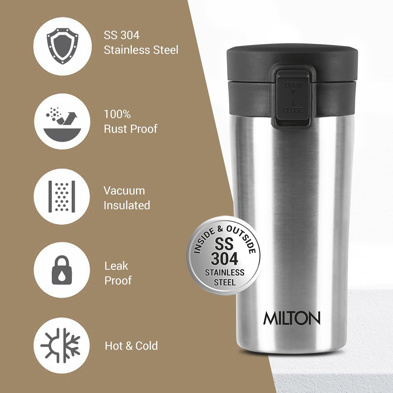 MILTON FLASK COFFEE MUG -300ML