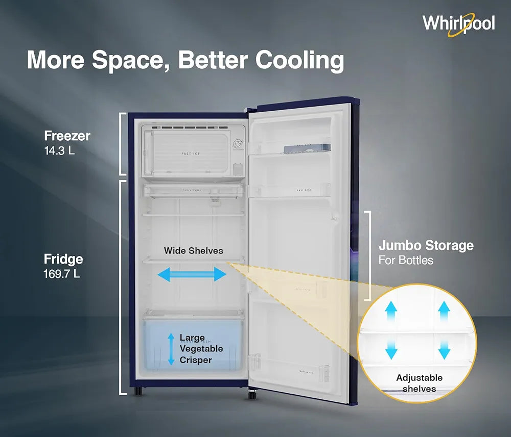 WPL FRIDGE -73217-205L IMPC PRM S/SERENA