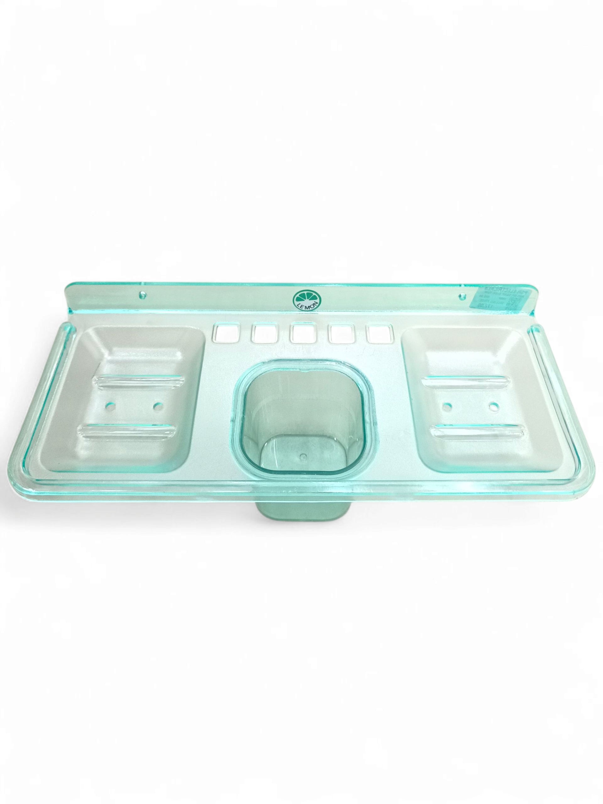 ABS GR SOAP DISH-TUMBLER 4IN1