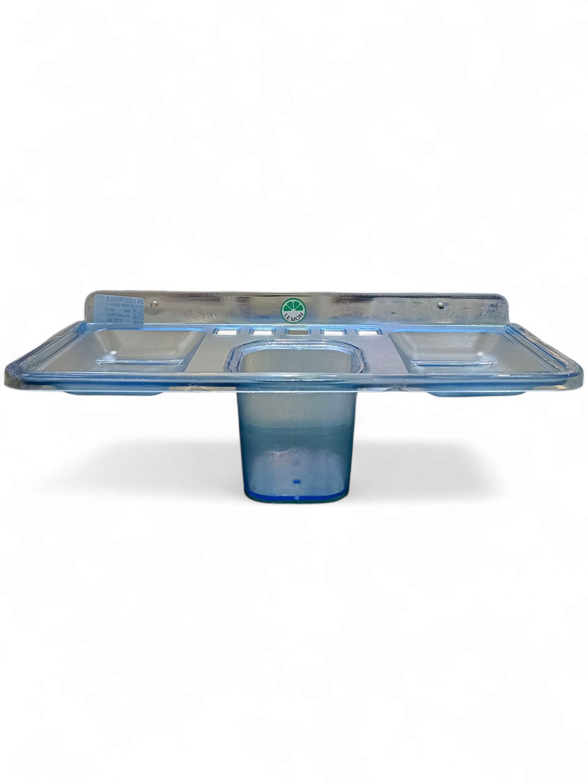 ABS BLUE SOAP DISH-TUMBLER 4IN1