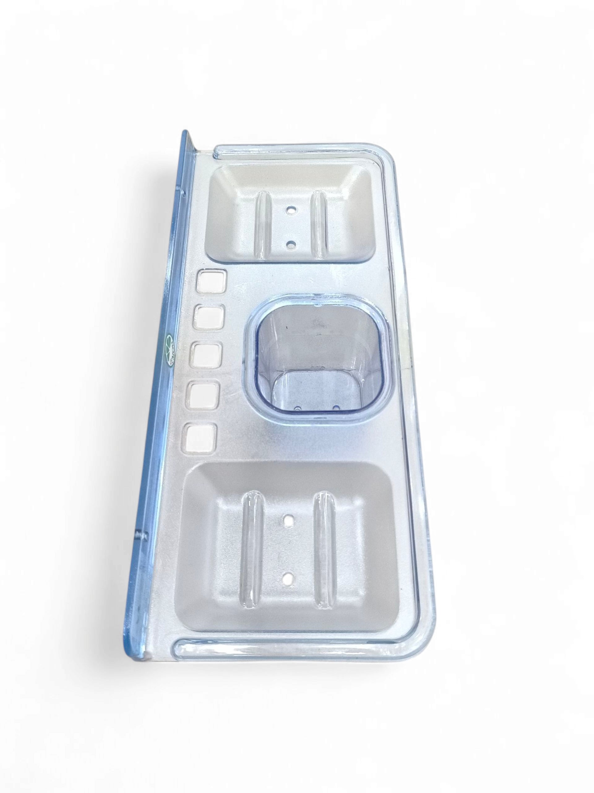 ABS BLUE SOAP DISH-TUMBLER 4IN1
