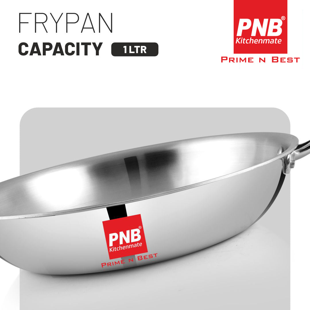 PNB TRIPLY 22CM FRYPAN ISI