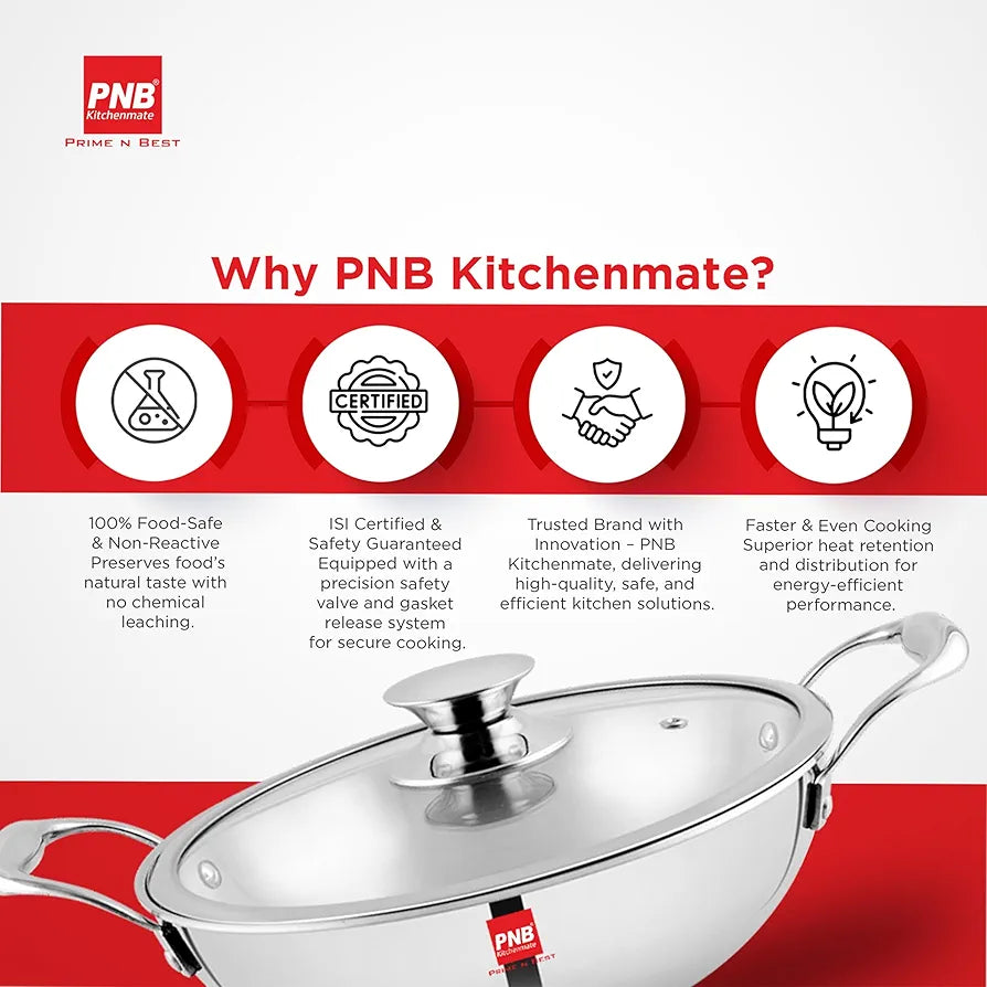 PNB TRIPLY 24CM KARAHI ISI