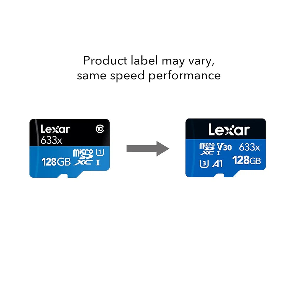 LEXAR 633X 128GB M/SD CARD