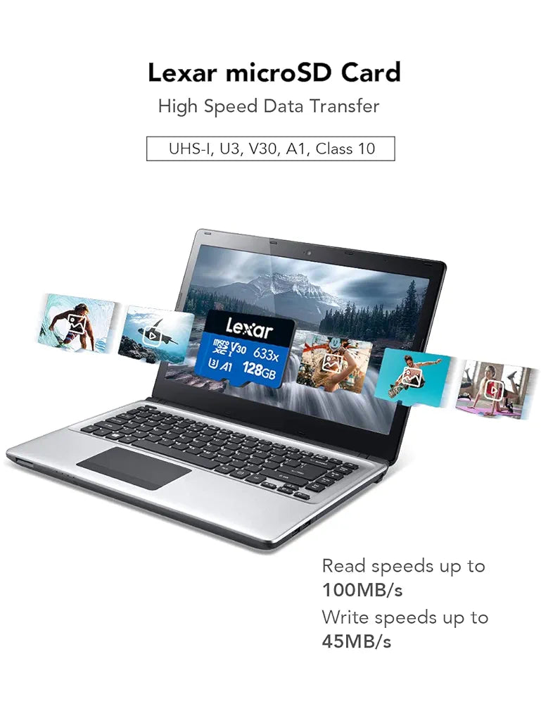 LEXAR 633X 128GB M/SD CARD