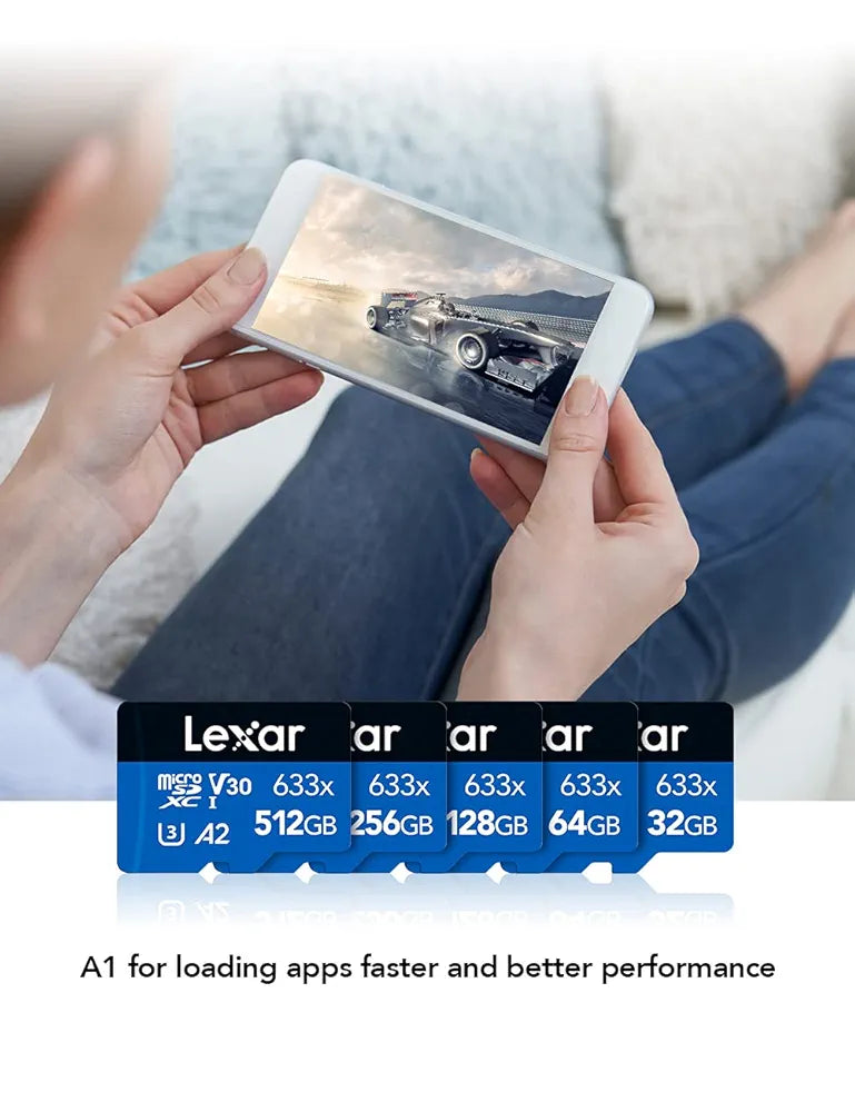 LEXAR 633X 128GB M/SD CARD