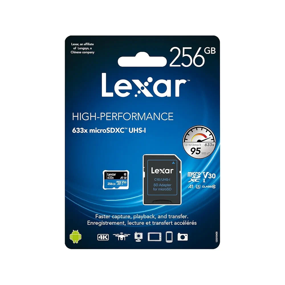 LEXAR 633X 256GB M/SD CARD