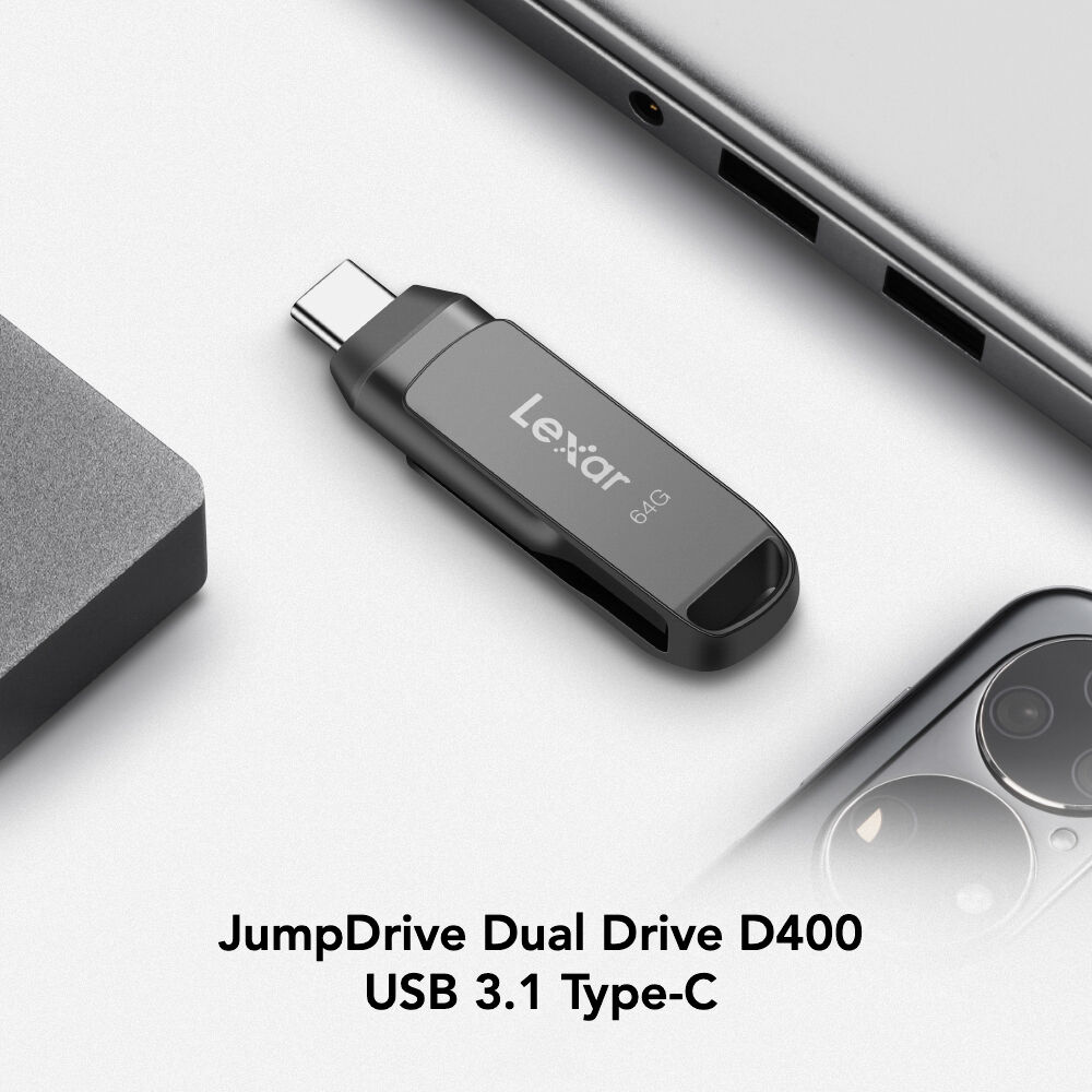 LEXAR D400 64GB DUAL DRIVE