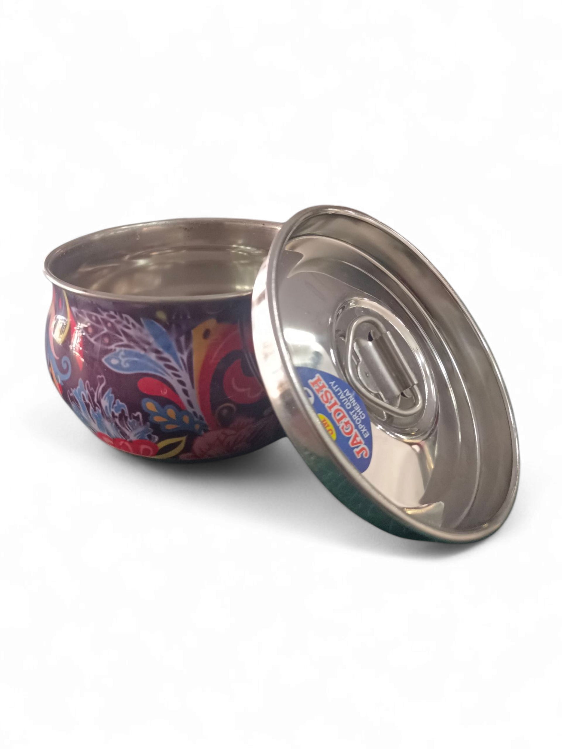 KM STEEL GIFT PRINT TIFFEN BOX 0.225
