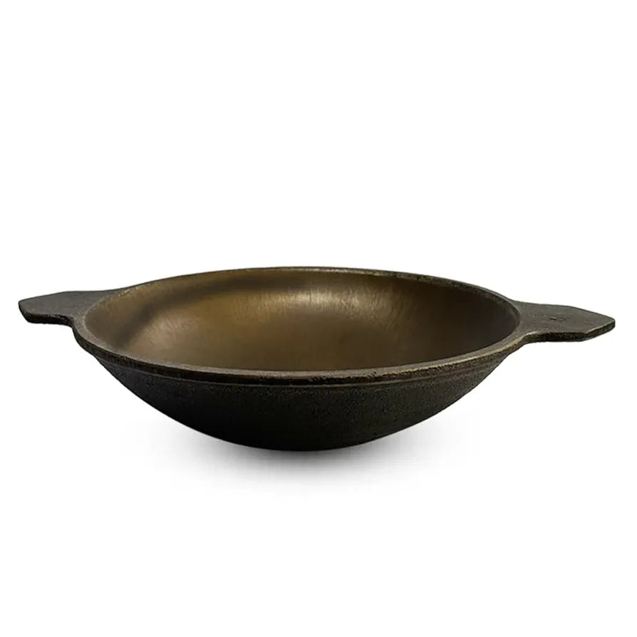 INDUS VALLEY AP-004 CAST IRON 9 INCH APPAM PAN