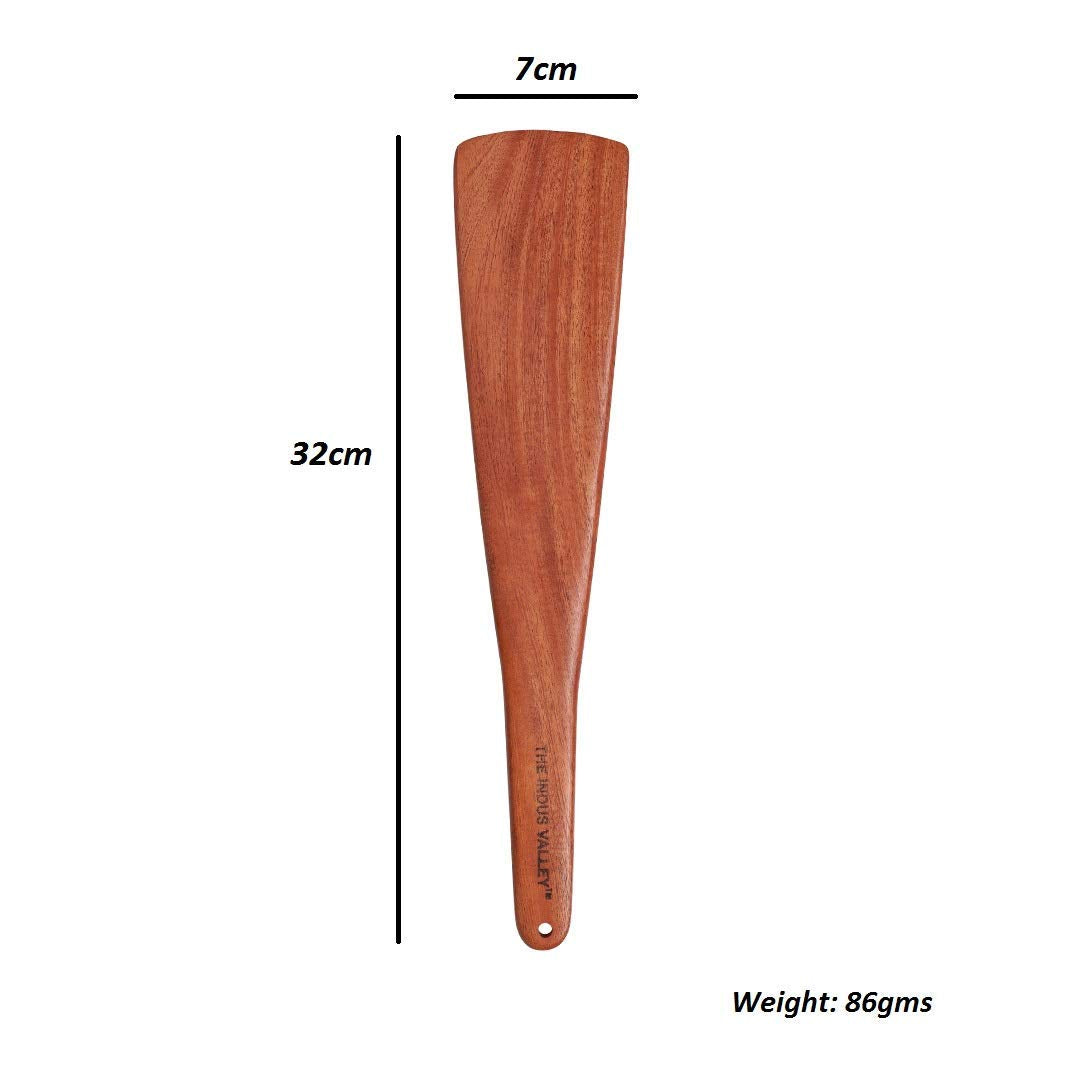 NEEM WOOD FL-001 CHAPPATHI  SPATULA 32CM FLIP