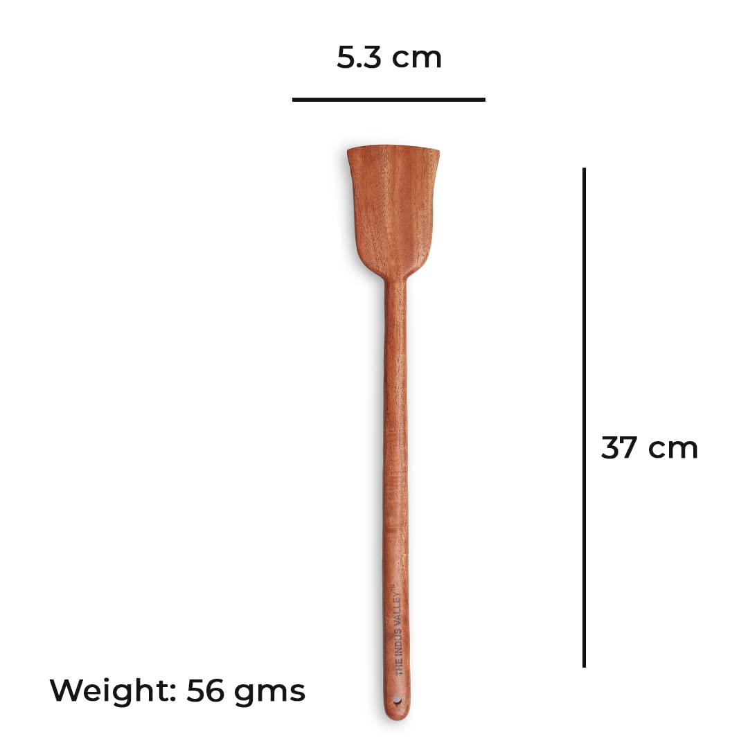 NEEM WOOD FL-003 DOSA SPATULA 37CM LARGE FLIP