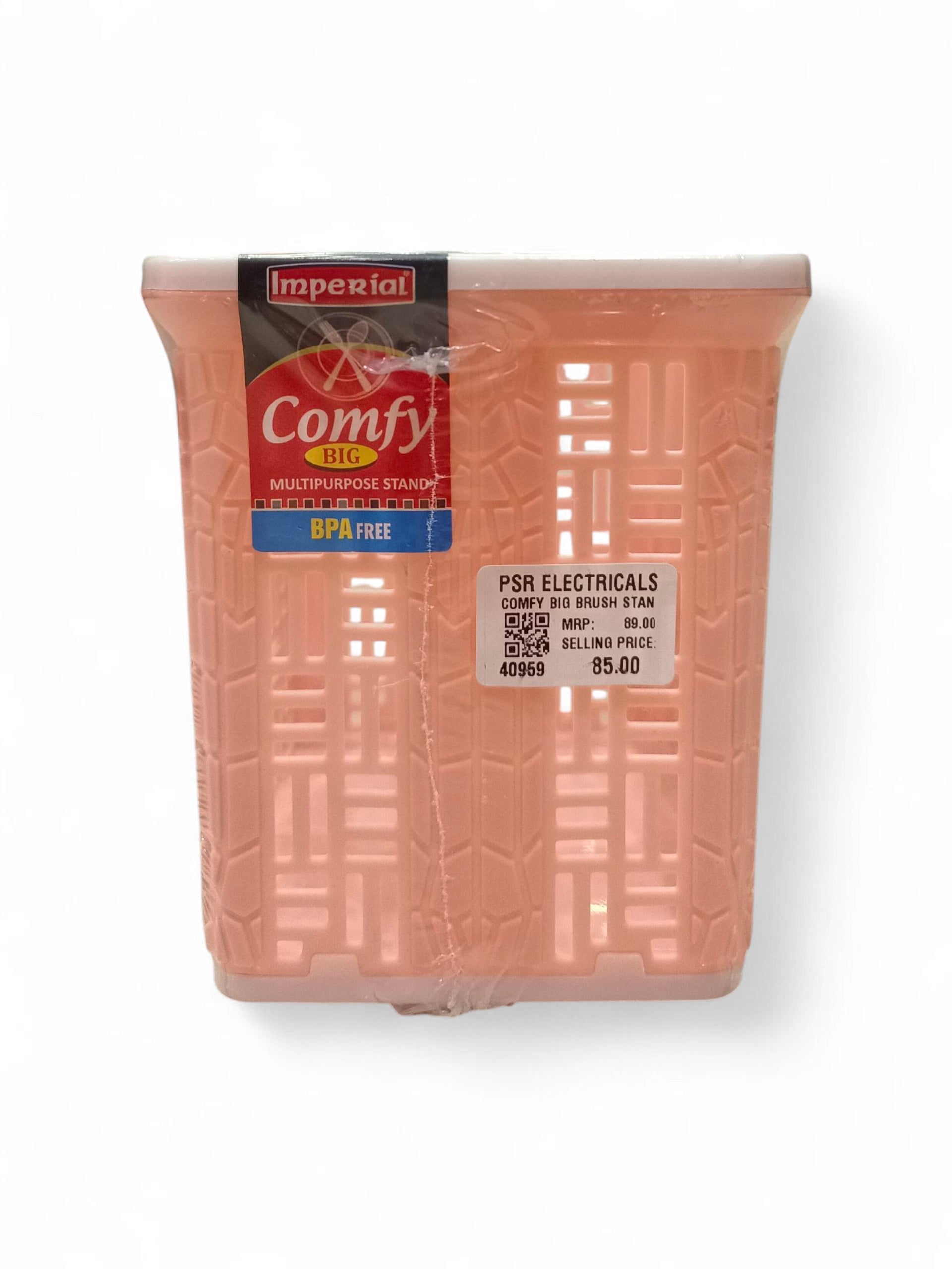 COMFY BIG BRUSH STAND PINK