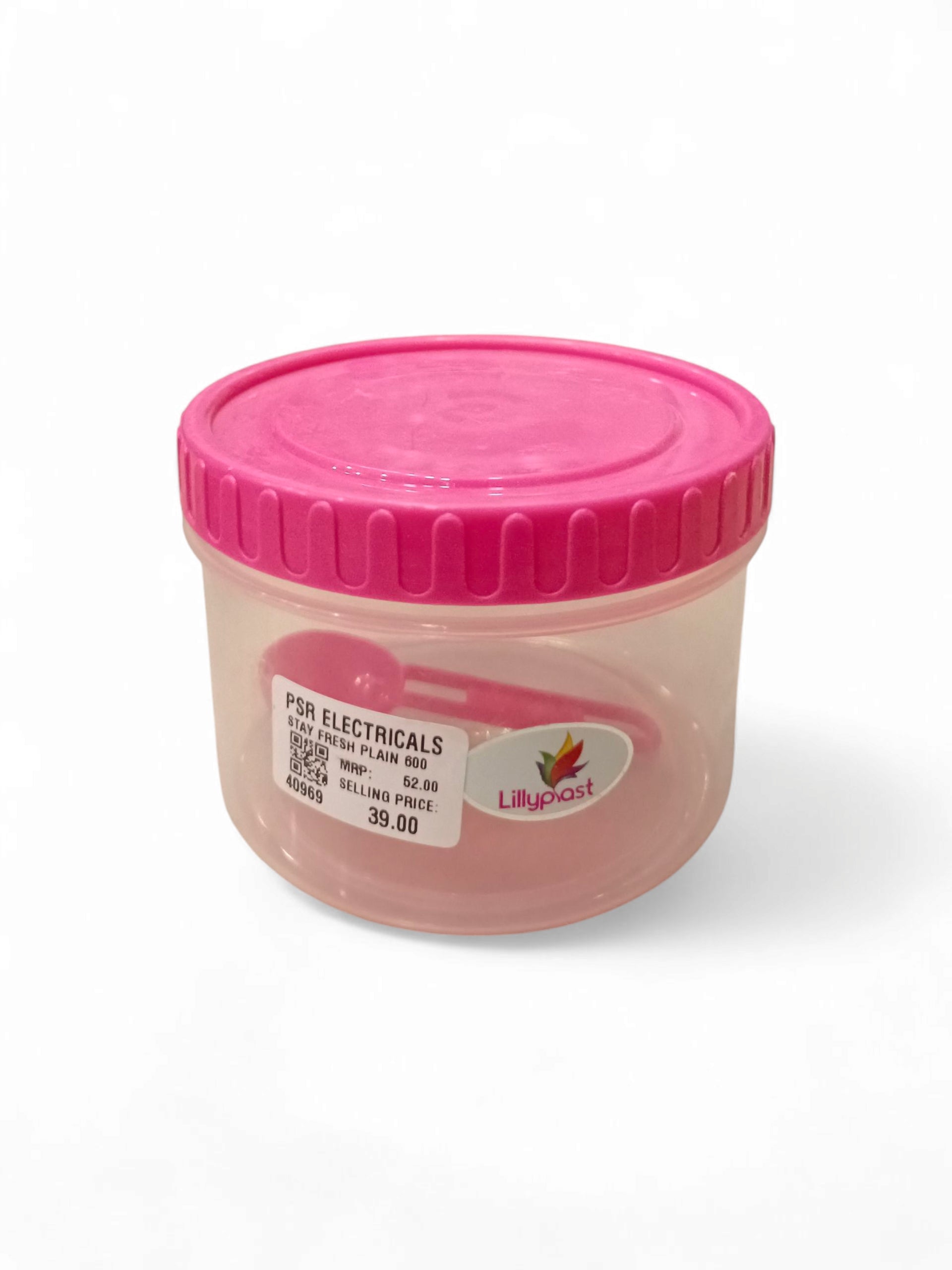 STAY FRESH PLAIN 600ML CONTAINER
