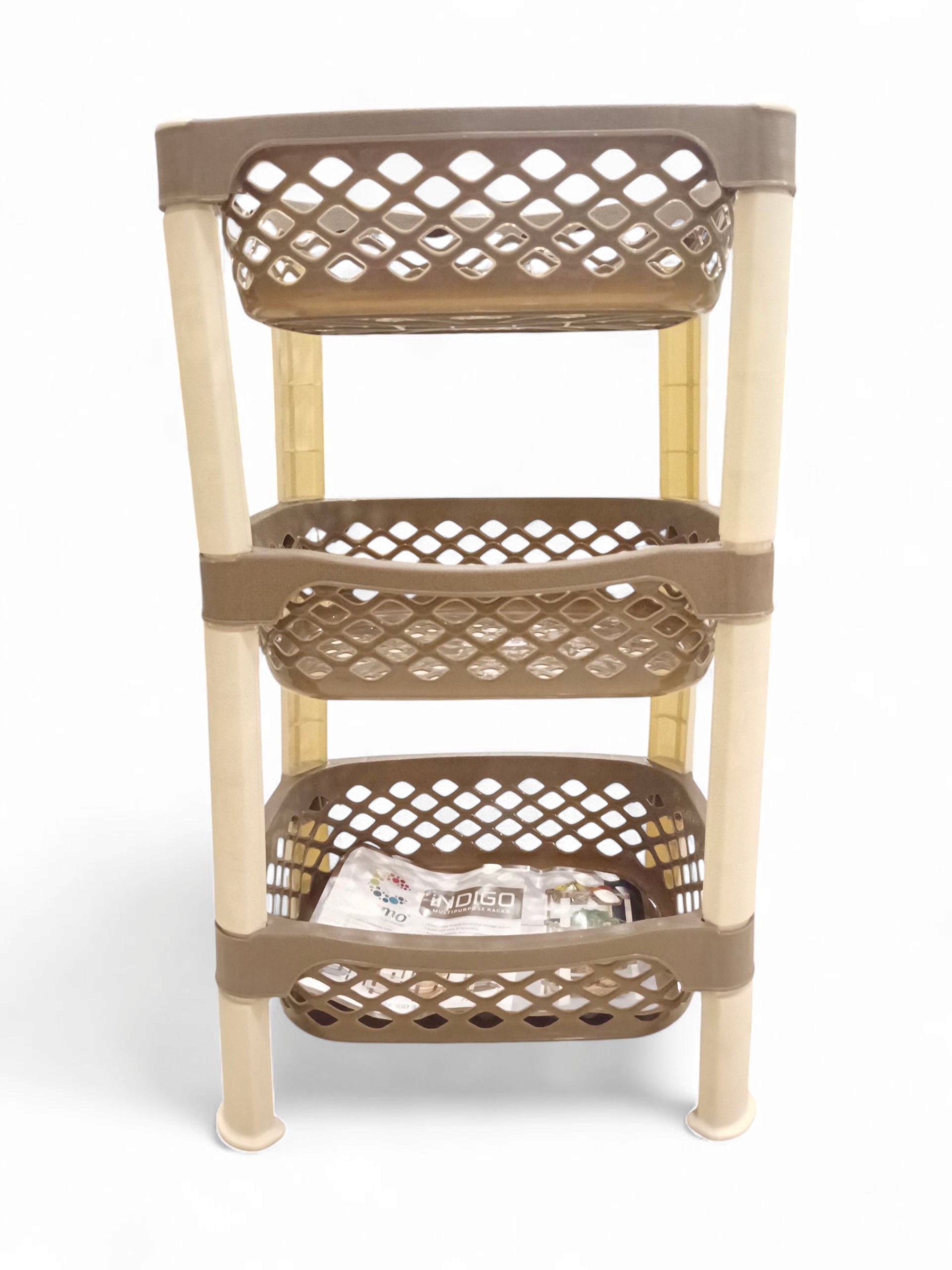 INDICO 3 RACK VEGETABLE BROWN