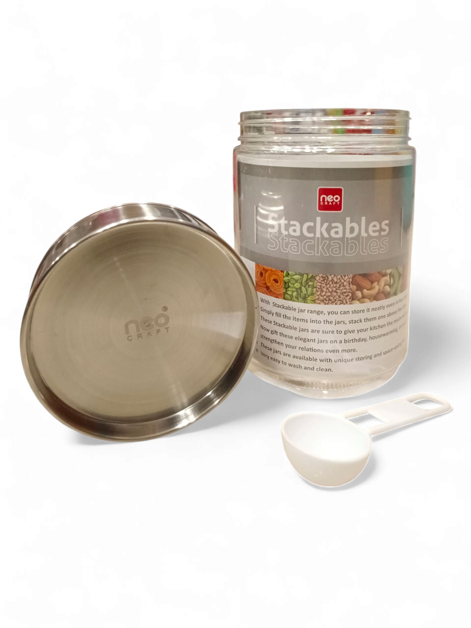 STACKABLE 1300ML CUBE JAR