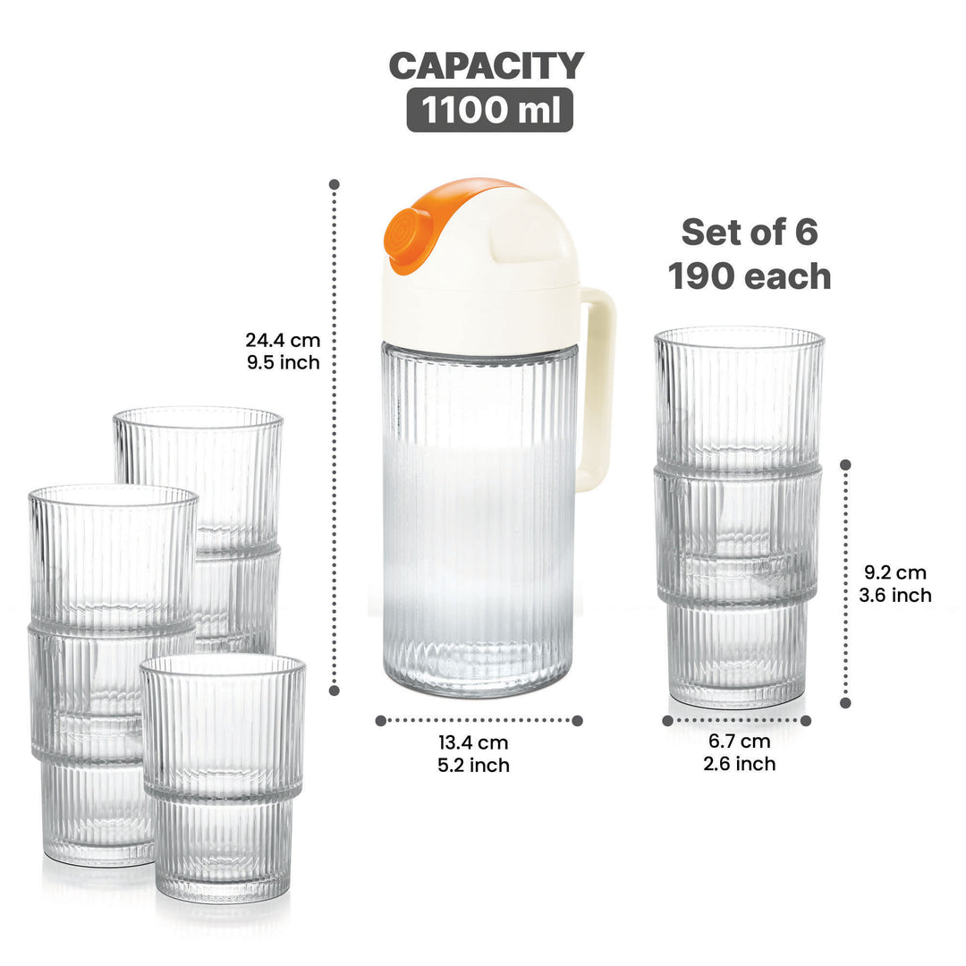 MILTON TREO SPRITZ SET GLASSWARE