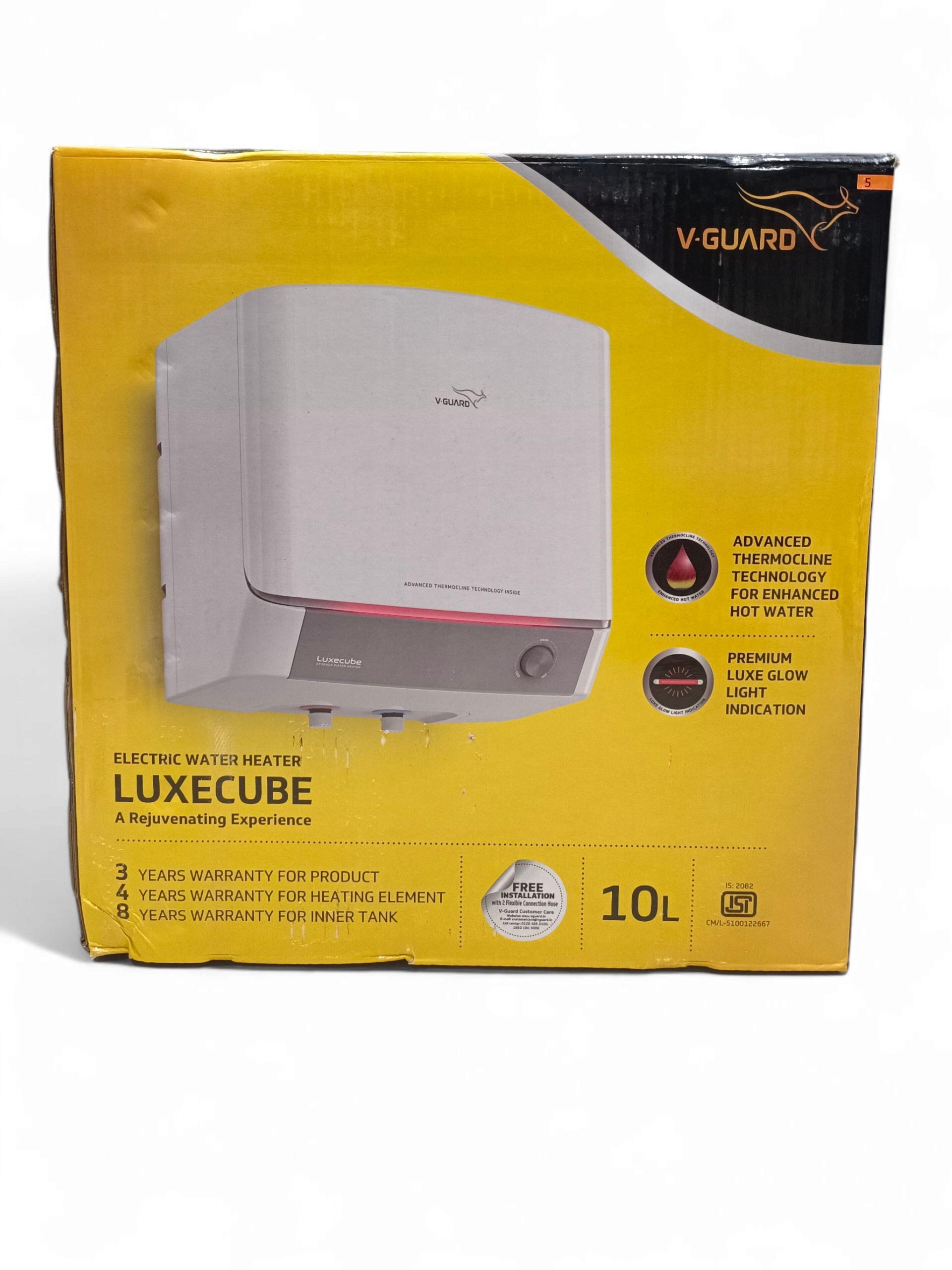 V-GUARD 10L W-H -LUXECUBE