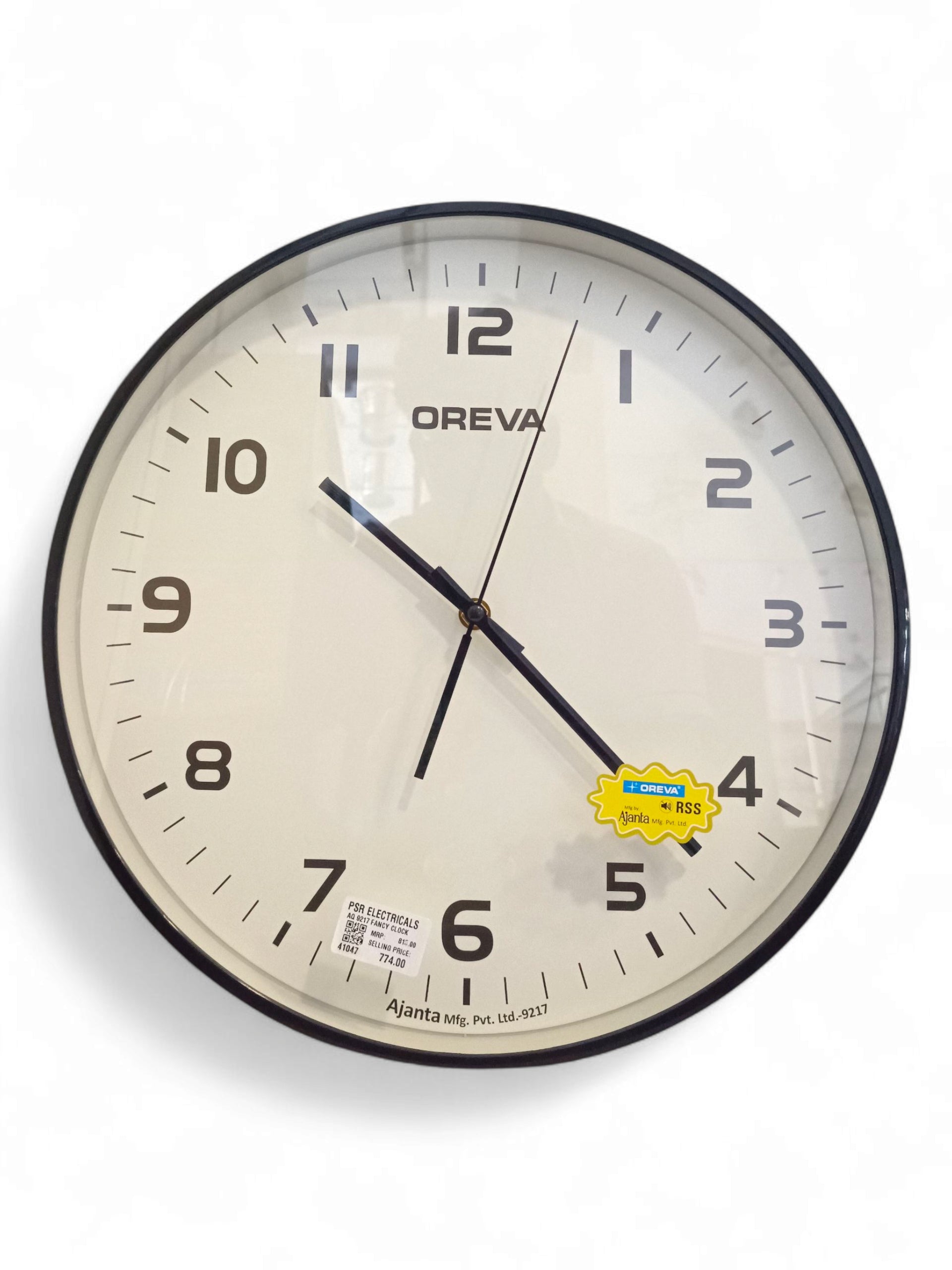 AQ 9217 FANCY CLOCK BLACK