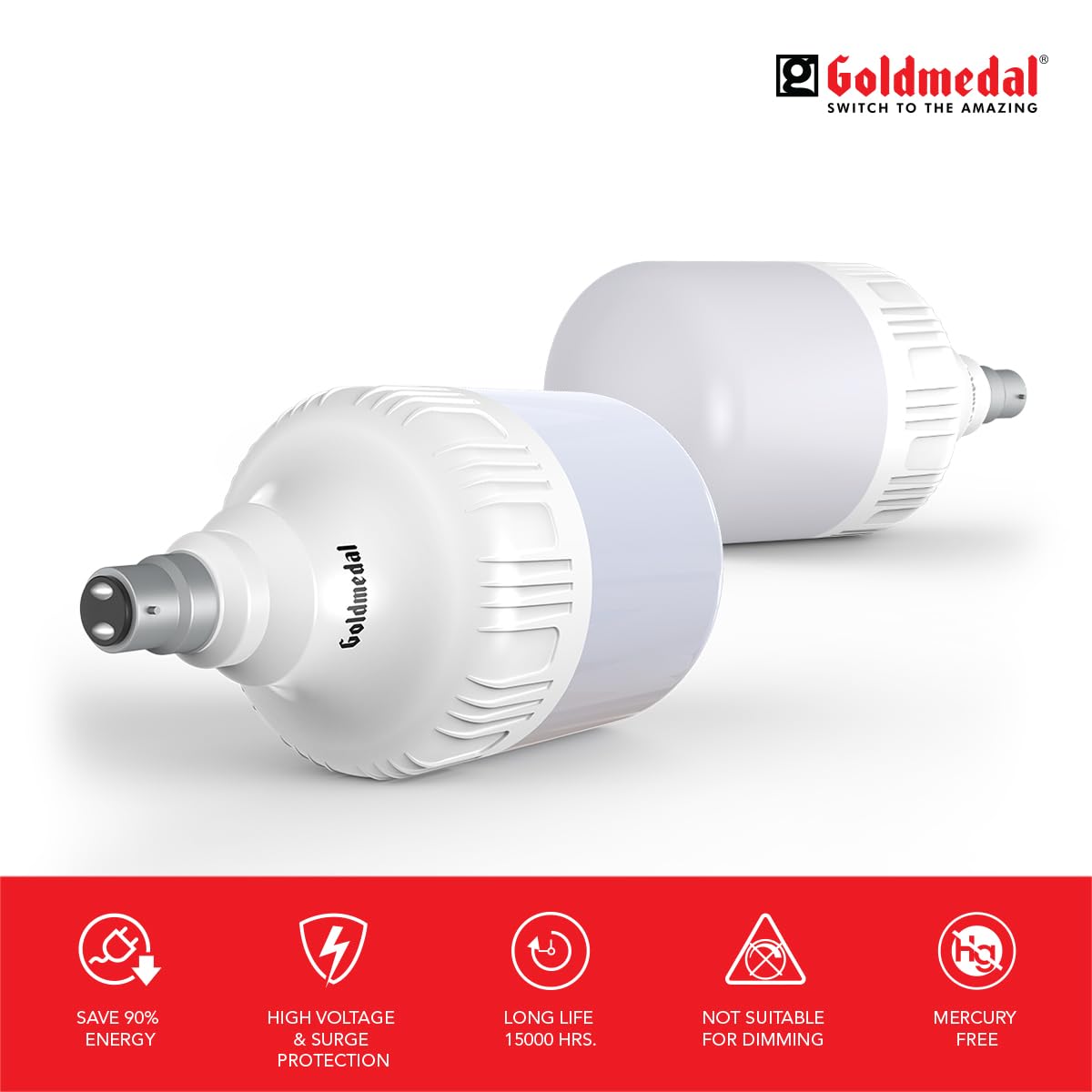 GL 40W LED B22 WH