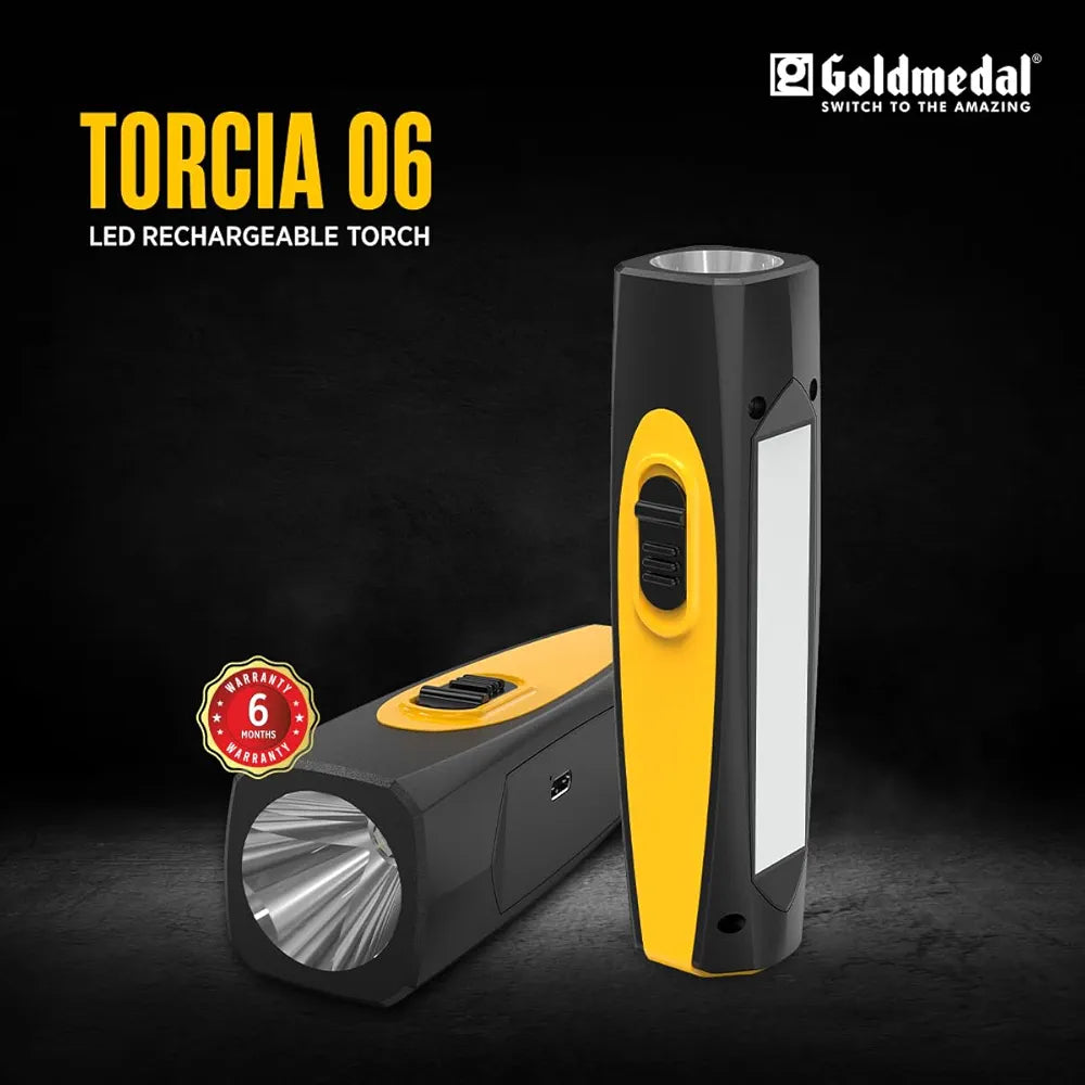 GL 4W LED TORCH RECHARGABLE