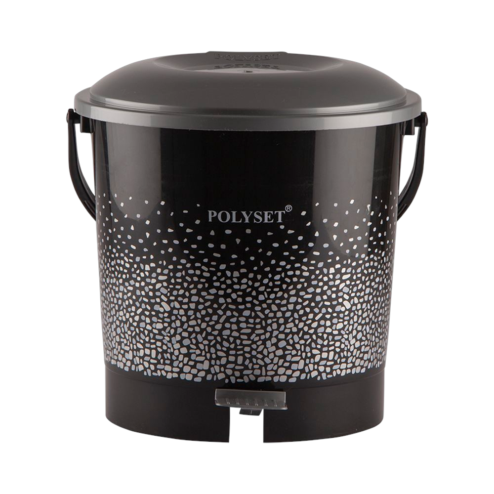 SUPER 7 PRINT DUSBIN BLACK