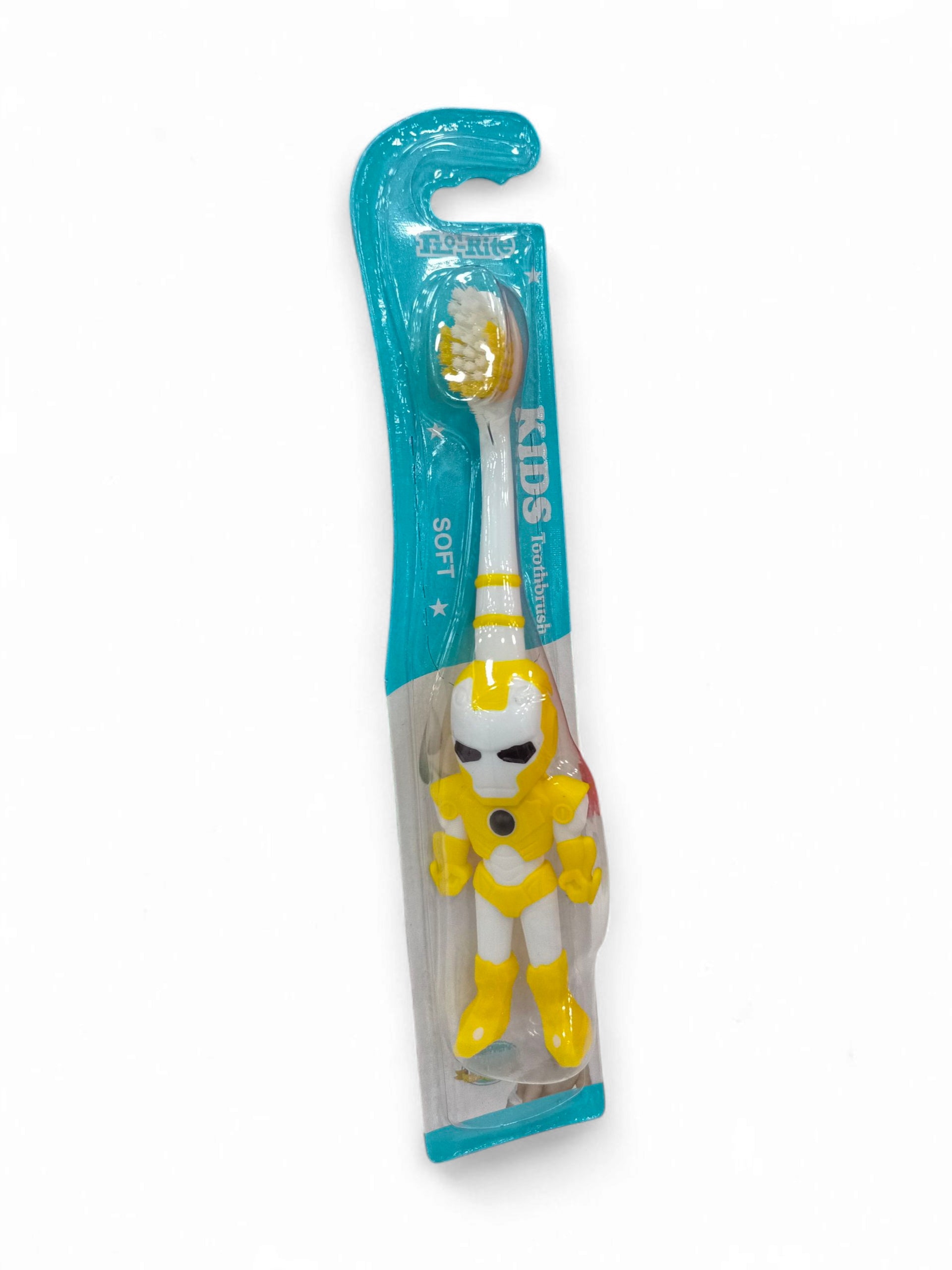FLO RITE KIDS BRUSH YELLOW