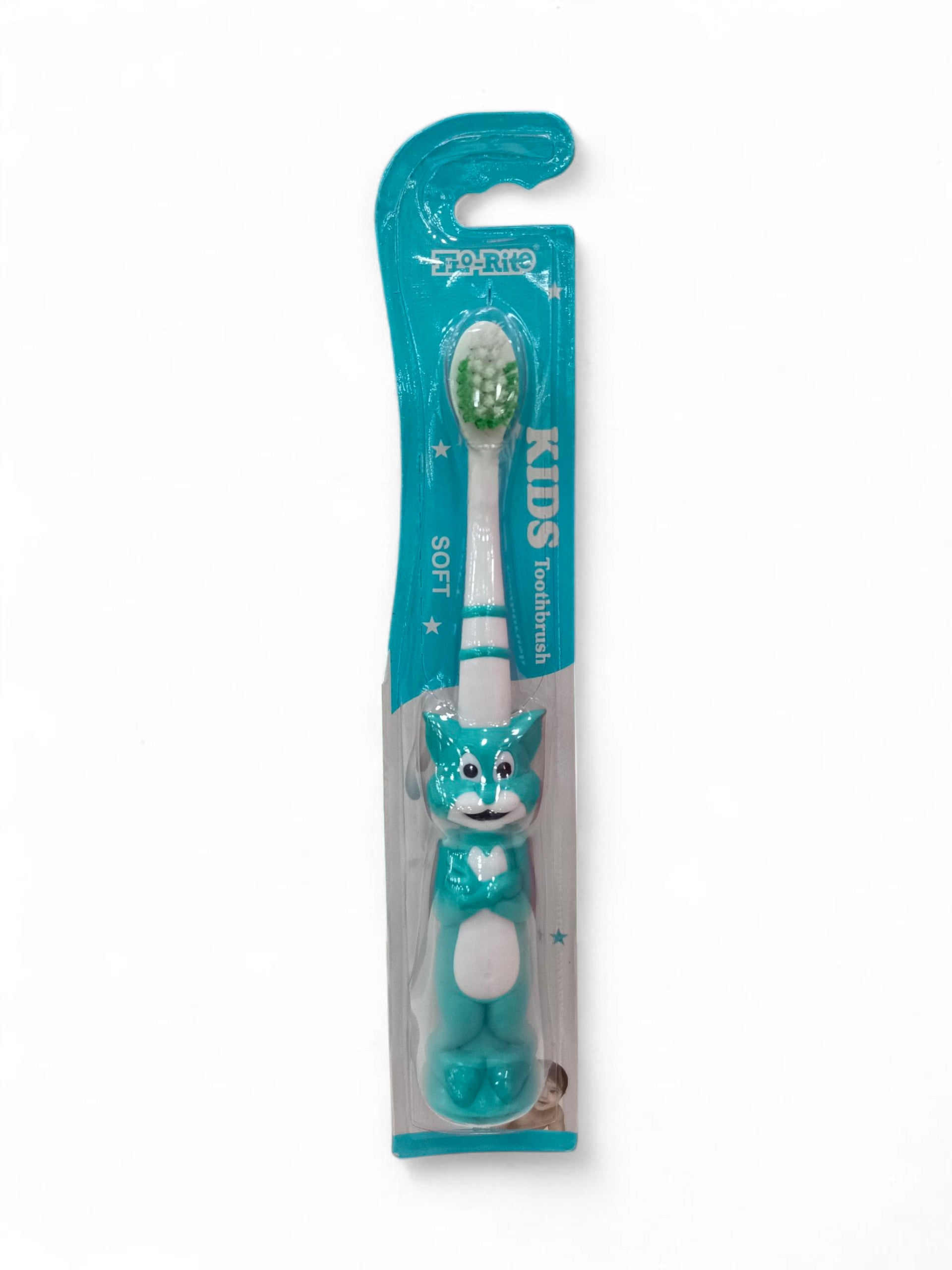 FLO RITE KIDS BRUSH LIGHT GREEN