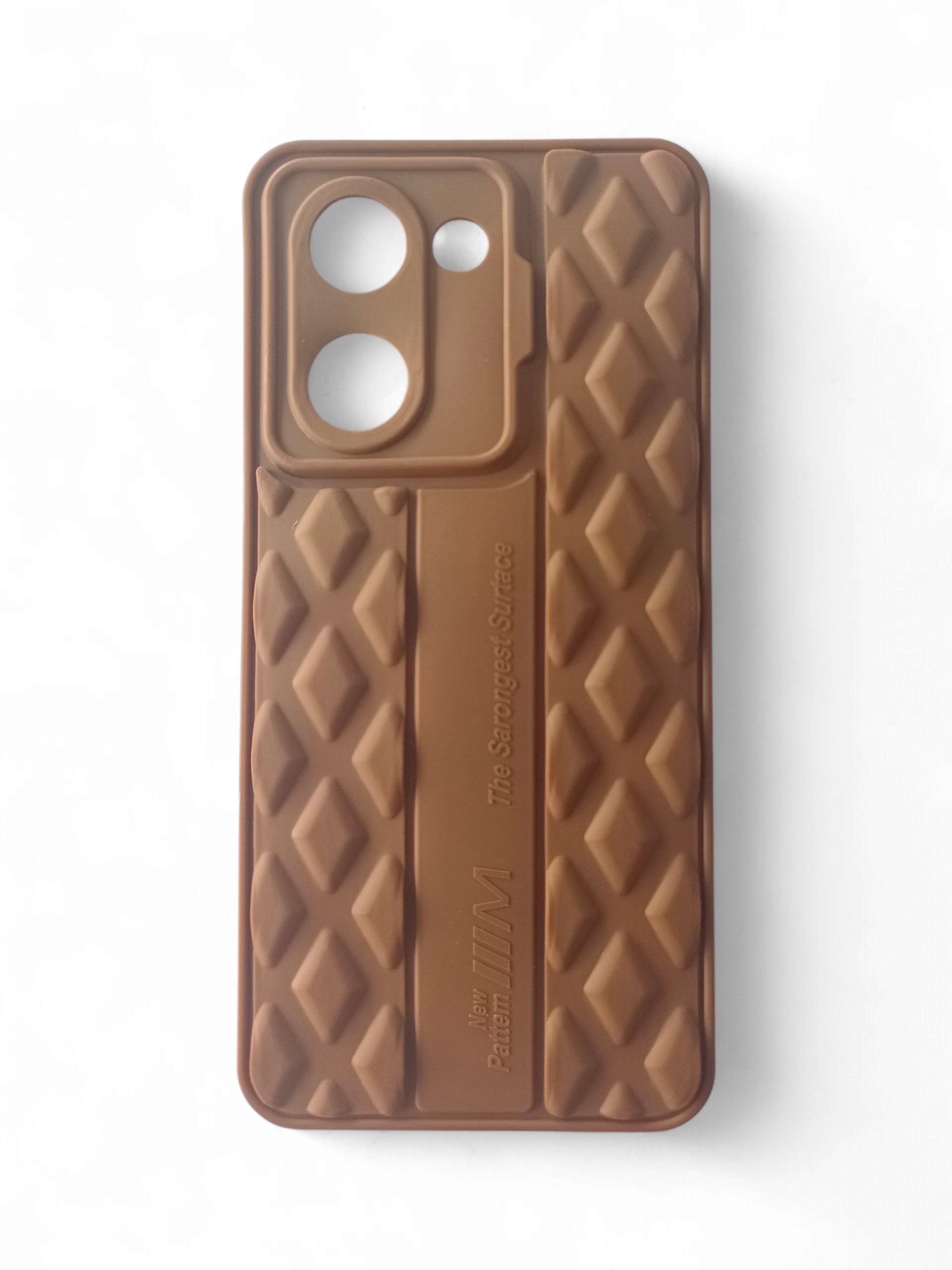 MOBILE SILICON DESIGN CASE REALME P3 ULTRA 5G BROWN