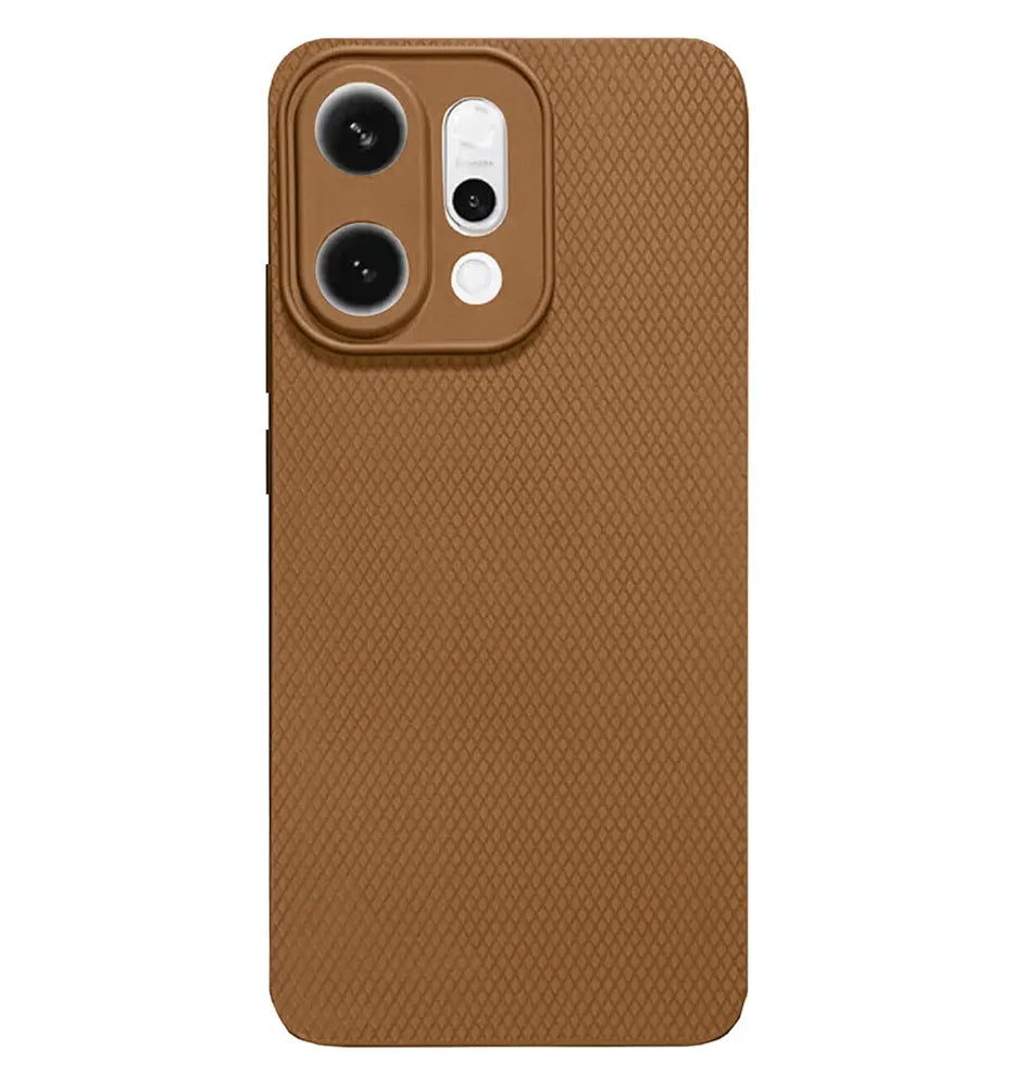 MOBILE SILICON DESIGN CASE  OPPO RENO 14 5G BROWN