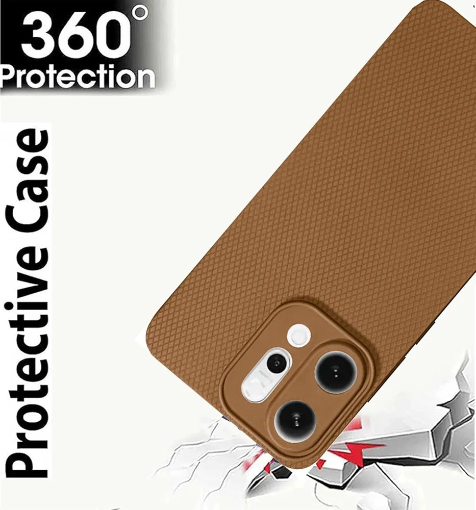 MOBILE SILICON DESIGN CASE  OPPO RENO 14 5G BROWN